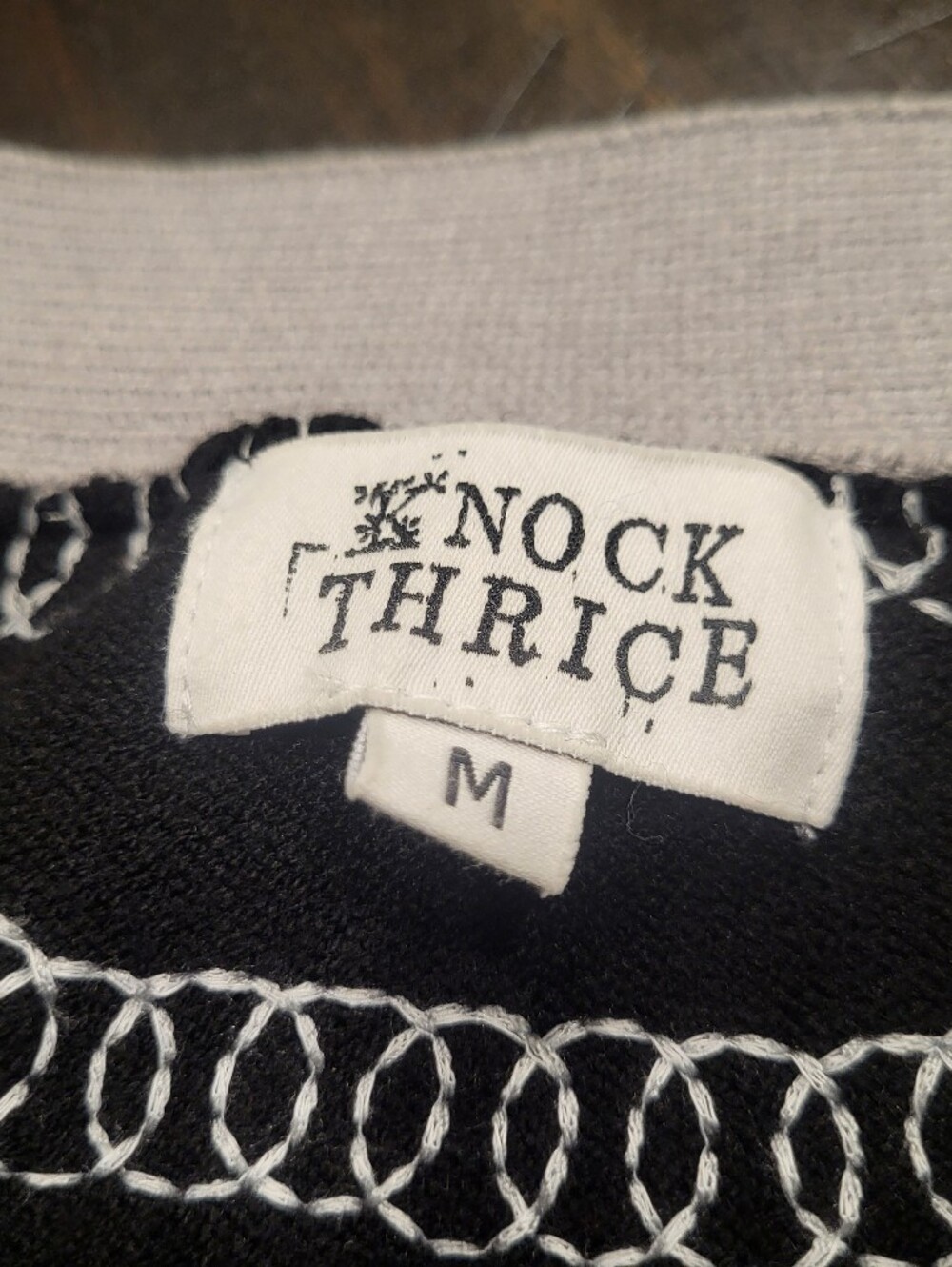Knock Thrice - Knight in Cozy Armour Cardigan - The Raven Knight Size MEDIUM - Picture 7 of 12